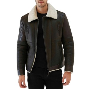 Custom Genuine <b>Leather</b> <b>Jackets</b> for Mem OEM ODM Available Premium Cowhide Sheepskin Goat <b>leather</b> <b>jackets</b> - Product Image 3