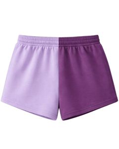 <b>Light</b> Purple Dark Purple Women <b>Lounge</b> Shorts Elastic Waist Drawstring Soft Cotton Polyester Casual Sleepwear Summer Comfy Shorts - Product Image 4
