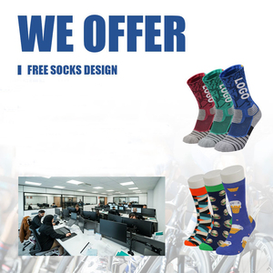 Chaussettes pour hommes personnalisées de haute qualité, chaussettes en coton avec logo - Product Image 6