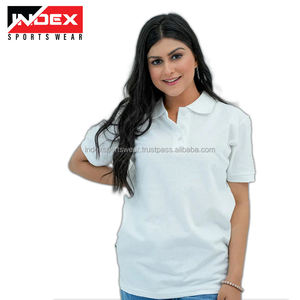 Index <b>Women's</b> <b>Black</b> <b>Polo</b> <b>Shirt</b> Short Sleeve Solid Color Quick Dry Casual Wear - Product Image 2