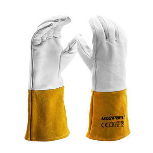 Guantes de Trabajo de Cuero Duraderos al por Mayor OEM Maxi Pact de Alta Calidad, de Piel de Oveja y Piel de Vacuno, para Soldadura y Costura - Product Image 1