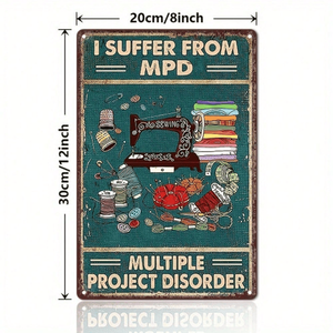 CIFbuy Plaque en aluminium vintage amusante TikTok pour service de retrait Temu 20,3x30,5cm - Product Image 2