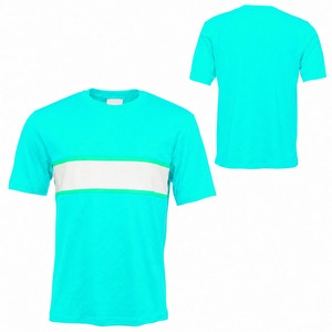 T-shirt de plage pour homme, vêtements décontractés d'été, respirant, manches courtes, coupe classique, mélange polyester/coton, vente chaude, qualité supérieure - Product Image 3