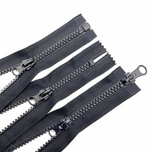 Wholesale Eco-Friendly 3# 5# 8# Size Resin Close-End Black Plastic <b>Zipper</b> for Garment Manufacturing Bags - Product Image 1
