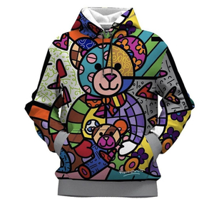 Vente en gros, fabrication sur mesure, sweat à capuche brodé DTG, vêtements de rue, basiques de la mode en tissu polaire, mélange de coton - Product Image 1