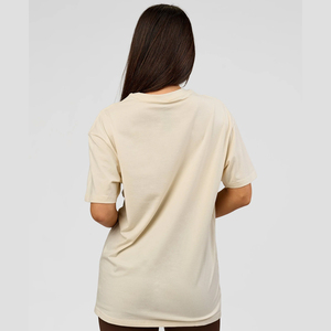 Camiseta de Manga Corta con Cuello Redondo Extra Grande para Mujer, Color Sólido, Corte Holgado, Transpirable, 100% Algodón Jersey, Ecológica - Product Image 3
