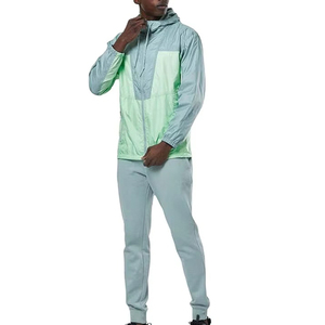 Best Quality Cheap Price For <b>Men's</b> Sports Two-Piece Tracksuit <b>Summer</b> Polyester Nylon Windbreaker Set For Online Sale - Product Image 1