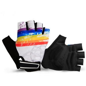 Half <b>Finger</b> Cycling Glove Breathable Mountain <b>Bike</b> Glove for Men Women Shock-Absorbing Gel Pad for Cycling Bicycling Running - Product Image 4
