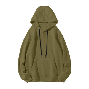 Sudadera con Capucha de Manga Larga para Hombre, Color Sólido, 100% Poliéster, Secado Rápido, Estilo Casual Tejido, Corte Regular, Sudadera de Verano - Product Image 2
