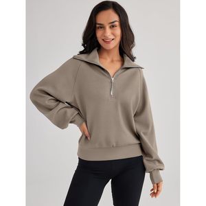 Sudadera Deportiva de Manga Larga con Media Cremallera para Mujer, Ropa Deportiva para Gimnasio, Entrenamiento y Fitness - Product Image 2