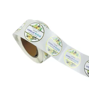 สติกเกอร์กันน้ำพิมพ์ลายทอง UV สำหรับอาหาร ผลไม้ โลโก้ ฉลากม้วนสำหรับบรรจุภัณฑ์ - Product Image 3