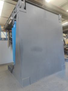 Four de fusion en acier à induction de type inclinable de coque en acier de 5-15 tonnes de haute qualité en Chine - Product Image 2