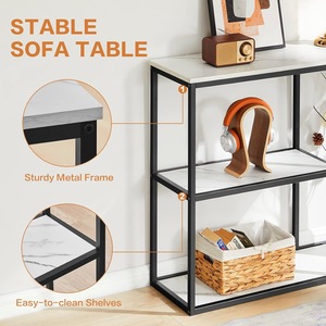 Mesa Consola Moderna de Metal con Estructura Industrial para Decoración de Entrada y Sala de Estar, Proveedor Mayorista de Muebles, Calidad de Exportación ! - Product Image 2