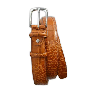 Cinturón Clásico Vintage de Cuero Vacuno para Hombre, Cinturón Casual de Cuero Genuino, Nuevas Hebillas de Acero, Logotipo Personalizado Impreso OEM, Alta Resistencia - Product Image 6