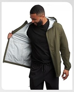 Chaqueta Deportiva para Hombre 2026 con Cremallera, Capucha y Diseño de Parches, Chaqueta de Golf de Alta Visibilidad - Product Image 3