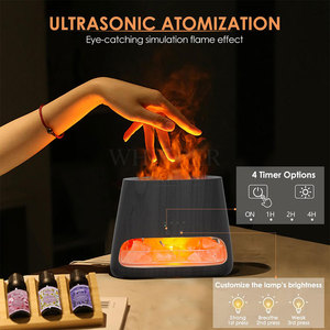 Nouveauté Diffuseur d'arômes en sel de l'Himalaya sculpté à la main de qualité supérieure A+ Whisper Salt Top pour la décoration de la maison - Product Image 4