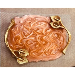 Plateau de service et plat en résine écologique faits à la main, compatibles lave-vaisselle, non toxiques, pour la cuisine et la restauration, disponibles en gros - Product Image 3