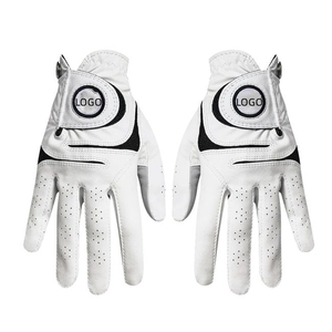 Guantes de golf profesionales de primera calidad para mano derecha e izquierda, transpirables, de material suave, con logo y color personalizados. - Product Image 3