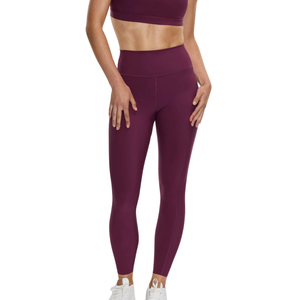 Custom Wholesale Women Solid High Elastic Waist <b>Yoga</b> Leggings Nylon Spandex Breathable Quick Dry Four-Way Stretch Fitness <b>Pants</b> - Product Image 1