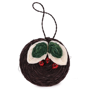 Adorno Colgante Elegante de Ratán Hecho a Mano para Decoración Rústica de Árboles de Navidad - Product Image 2