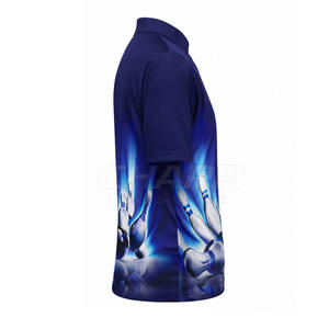 Jersey de Boliche Transpirable para Hombre, Diseño 2026, Tallas Grandes, Venta al Por Mayor, 100% Poliéster, Ropa Deportiva, Servicio OEM a Bajo Precio - Product Image 4