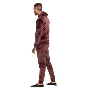Ensembles de vêtements de sport de jogging et veste d'hiver à cordon de serrage sur toute la longueur et respirable pour hommes - Product Image 5