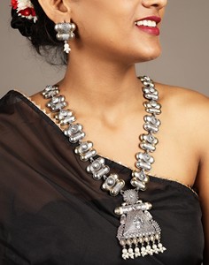 ชุดเครื่องประดับเจ้าสาววินเทจสองสี ประดับเพชรซิร์คอน ลายดอกไม้ สร้อยคอ ต่างหู สไตล์โบโฮ สำหรับงานแต่งงาน งานหมั้น ของขวัญวันครบรอบ - Product Image 4