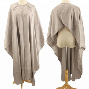 Cape de coiffure personnalisable à manches longues en pongé, durable, confortable, professionnelle pour salon, coupe de cheveux, coloration, coiffage - Product Image 5