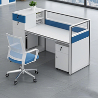 Nouvelle conception de cloison de bureau, poste de travail modulaire, mobilier commercial avec style professionnel