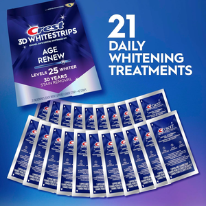Kit de blanchiment des dents Crest 3DWhitestrips Age Renew (anciennement Supreme Bright) Crest Whitestrips - Product Image 2