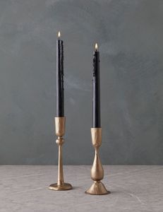 Vintage Hammered Gold Candle Holder Set Metal Decorative <b>Candlestick</b> Stand Rustic Home Decor Wedding Table Centerpiece - Product Image 4