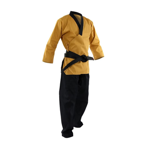 Ensembles d'uniformes de Taekwondo surdimensionnés élégants avec logo personnalisé, légers et respirants en polyester/coton, vêtements d'arts martiaux de karaté unisexes - Product Image 4