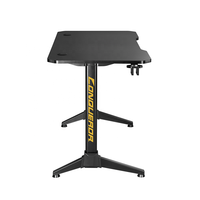 Bureau de jeu GMD03-1 Conqueror avec éclairage RVB, table de jeu informatique à succès, vente en gros, bureau PC moderne