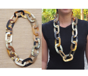 Collar con Colgante de Imitación de Cuerno Antiguo, Hecho a Mano, Ecológico, de Alta Calidad y Lujo, Joyería de Cuerno de Búfalo de Diseño para Fiestas y Uso Diario - Product Image 4