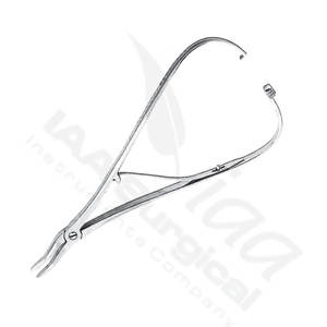 INSTRUMENTOS QUIRÚRGICOS IAA Portaagujas de Alta Calidad de Acero Inoxidable Manual con Certificación CE Reutilizable Ligero - Product Image 5