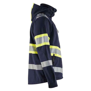 เสื้อแจ็คเก็ตนิรภัยสะท้อนแสงสำหรับฤดูหนาวแบบขายส่ง OEM ODM สำหรับผู้ชาย พร้อมโลโก้ด้านหน้า เสื้อแจ็คเก็ตสำหรับทำงานในฤดูหนาว - Product Image 4