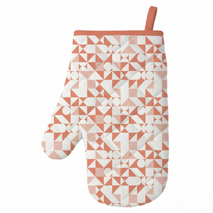 Thick Cotton Oven Gloves for Kitchen Use, Heat Resistant Mitts with Strong Grip & Comfortable Fit - Product Image 2