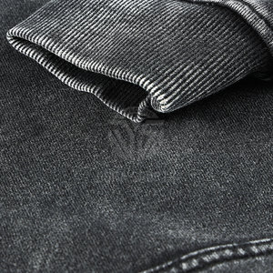 Vente directe d'usine, prix de gros, sweats à capuche délavés pour hommes, design de logo personnalisé, sweats à capuche délavés pour hommes - Product Image 5