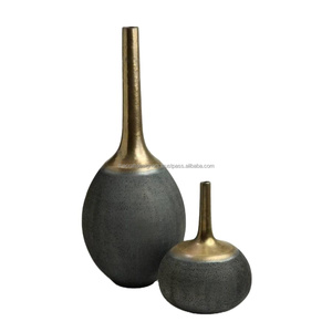 ชุดแจกันดอกไม้สำหรับบ้านและโรงแรมอุปกรณ์ตกแต่งกระถางต้นไม้สไตล์ทันสมัยกระถางดอกไม้และแจกันสำหรับห้องนั่งเล่น - Product Image 1