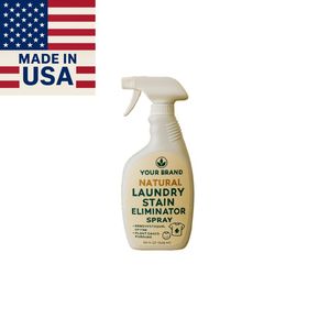 Spray Eliminador de Manchas de Lavandería de Alta Calidad, 8oz, Fórmula Probiótica Natural Ecológica, Detergente de Alta Potencia de Marca Privada - Product Image 1