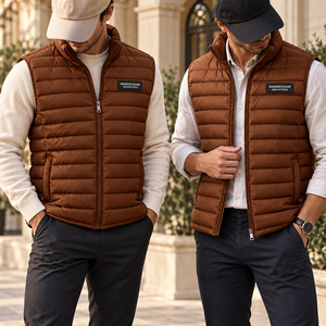 Eco-Friendly Puffer <b>Vest</b> For <b>Men's</b> Fashionable And Classic Smooth Material Apparel Puffer <b>Vest</b> For <b>Men's</b> - Product Image 6