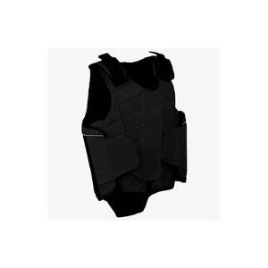 Gilet de sécurité équestre unisexe léger sans manches en néoprène noir avec poches et fermeture Velcro 2026 - Product Image 5