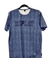 Hoogwaardig 100% katoenen heren gebreid jersey T-shirt met print, korte mouwen, regular fit, formeel, 180 gram, concurrerende prijs