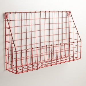 Luxury <b>Iron</b> Wall Hanging Basket Featuring Elegant Metal Finish For Modern Home Kitchen And Bathroom Storage - Product Image 6