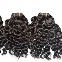 Extensions de cheveux humains vierges indiens Remy, donneur unique, double trame, ondulation naturelle, bouclés Jerry profonds, 100g, fournisseur en gros