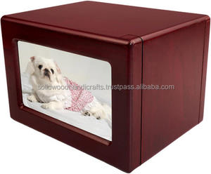 Cadre photo pour animaux de compagnie, urnes en bois faites à la main, urnes commémoratives pour crémation, de haute qualité - Product Image 4