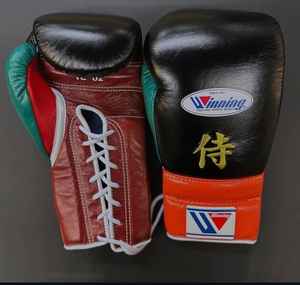 Équipement de combat professionnel, gants de boxe en cuir Winning, qualité supérieure, 100% cuir véritable, vêtements de sport, gants d'entraînement de boxe - Product Image 1