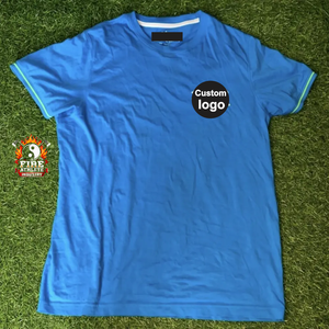 Conjunto azul completo de verano de 2 piezas: camiseta de manga corta y pantalones cortos, conjunto elegante para entrenamiento y ejercicio. - Product Image 2