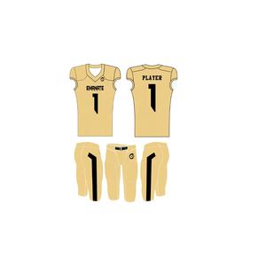 Uniformes de fútbol americano juvenil personalizados tackle sarga bordado y sublimado uniforme para hombres - Product Image 1