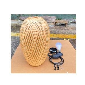 Pendentif en paille asiatique à franges traditionnelles 60cm/lanterne décorative en bambou pour la maison hôtel tenture murale décoration de jardin - Product Image 6